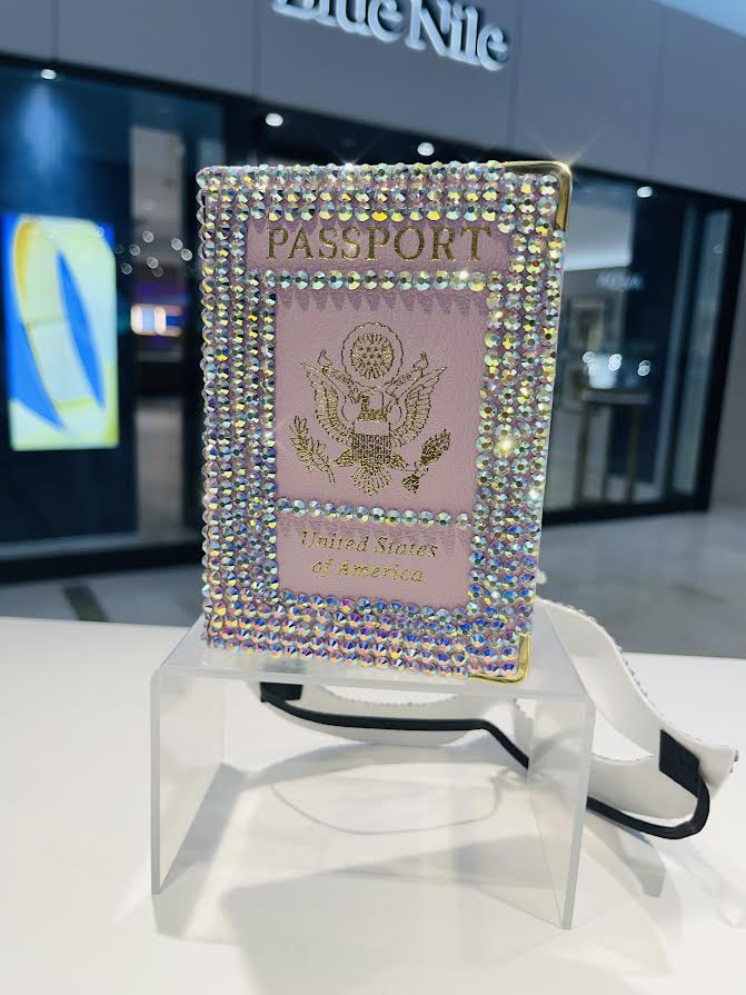 Crystal Passport Holder