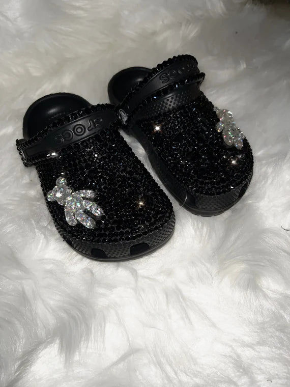 Teddy Bear Bling Classic Crocs