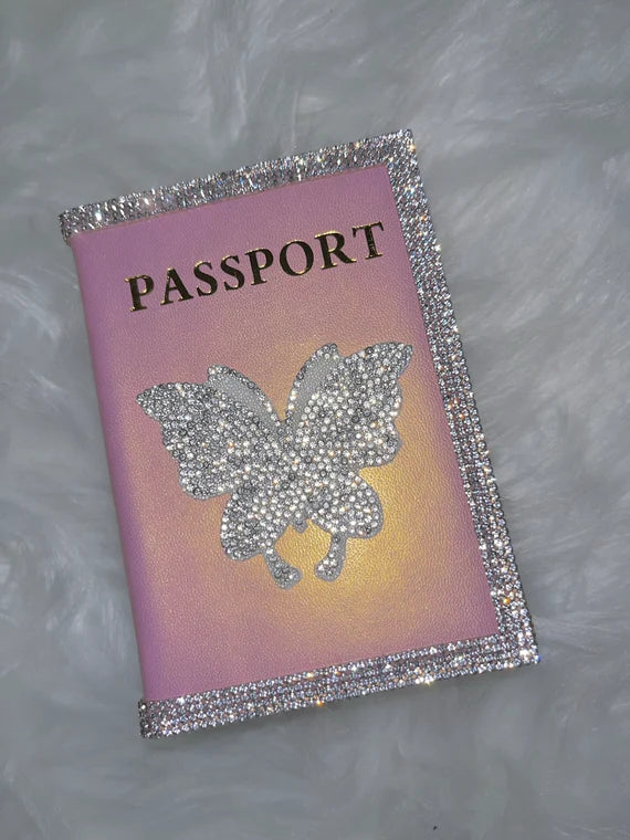 Butterfly Theme Passport Holder