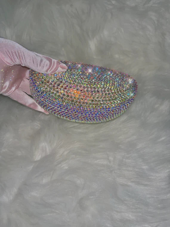 High Quality Large Crystal Eyeglass Case