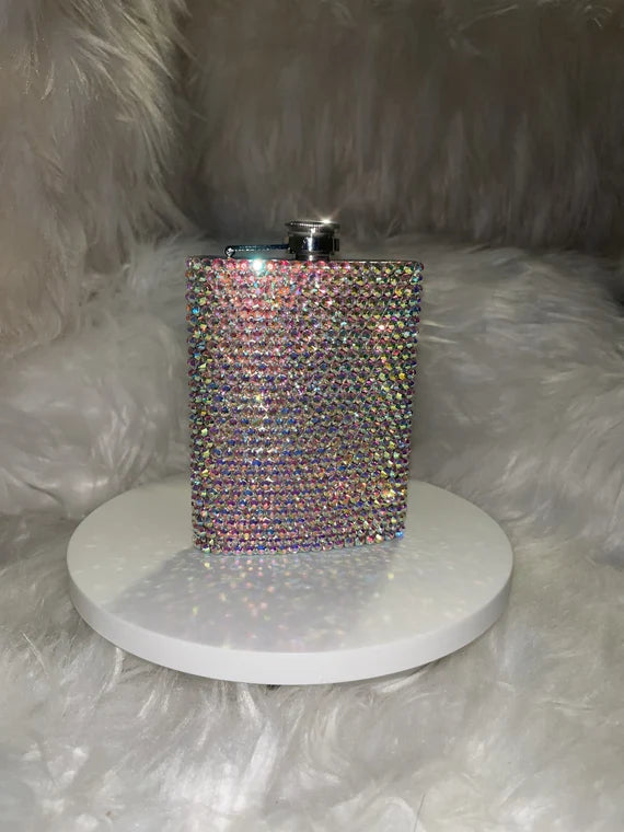 Crystal Metal Flask